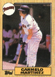 1987 Topps Baseball Cards      348     Carmelo Martinez